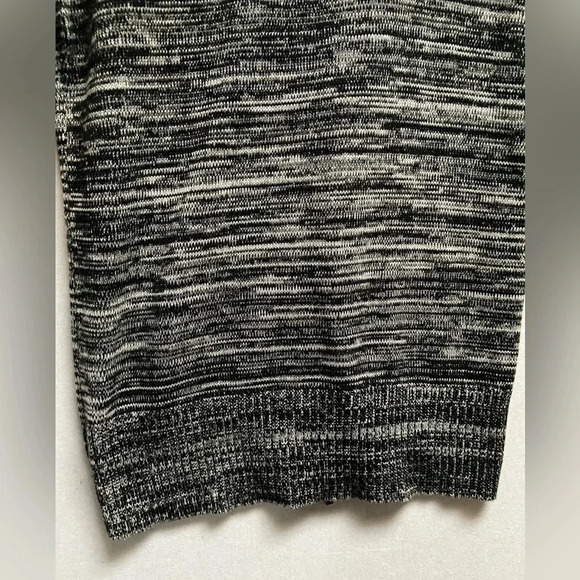 Kenneth Cole Black/ White Short sleeve cotton knit zipper cardigan Sz S - Picture 6 of 15